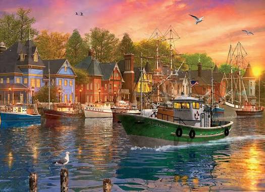 HARBOR SUNSET (1000 PC)