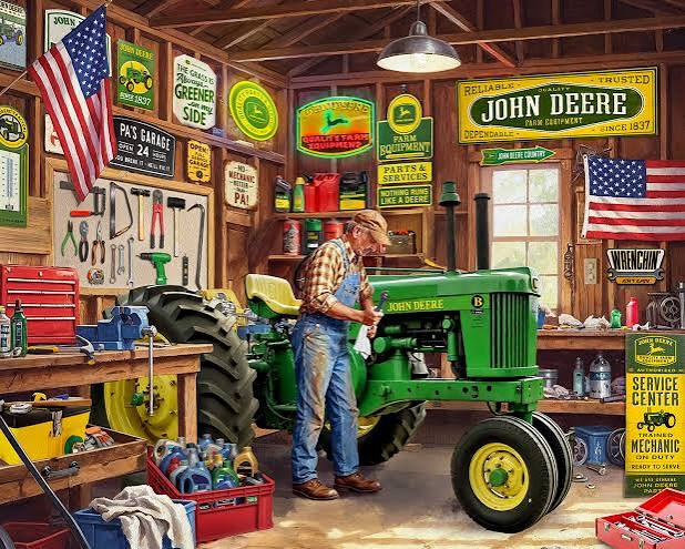 JOHN DEERE GRANDPA'S GARAGE (1000PC)