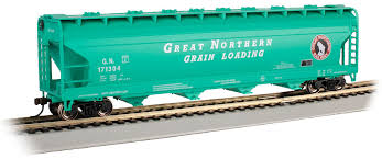 56' ACF 4-BAY CENTER-FLOW HOPPER - (GREAT NORTHERN)