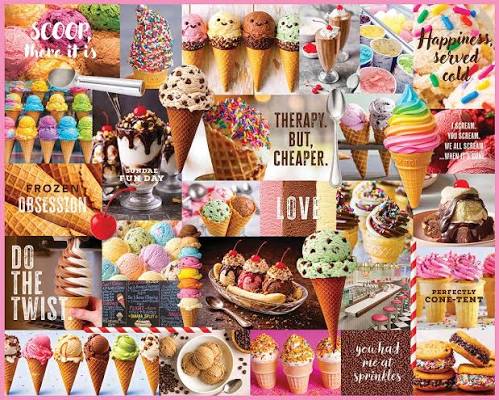 I LOVE ICE CREAM (1000PC)