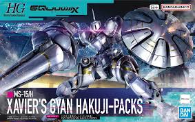 1:144 GQuuuuuuX XAVIER'S GYAN HAKUJI-PACKS (HG)