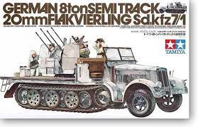 1:35 GERMAN 8TON SEMITRACK 20MM FLAKVIERING SD.KFZ7/1