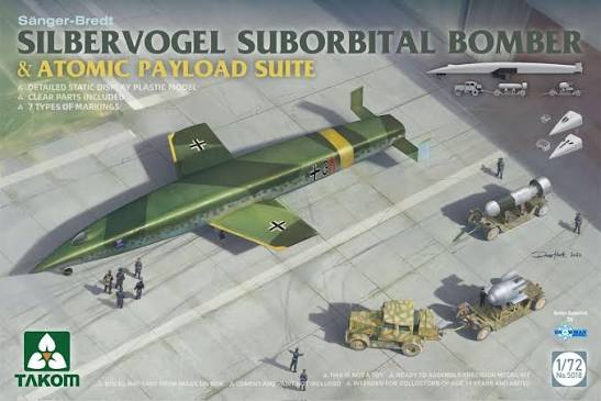 1:72 SILBERVOGEL SUBORBITAL BOMBER & ATOMIC PAYLOAD SUITE