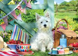 WESTIE DOG PICNIC (500 PC)