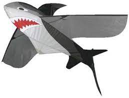 RIPSTOP NYLON KITE 3D SHARK 42" WINGSPAN