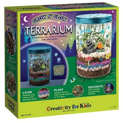 GROW 'N GLOW TERRARIUM CAMPING