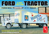 1:25 FORD C-900 TILT CAB TRACTOR PAIRED WITH 27' TRAILER