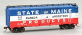 HO TRACK-CLEANING 40' BOX CAR NEW HAVEN #45062 STATE OF MAINE