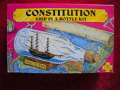 CONSTITUTION SHIP IN A BOTTLE