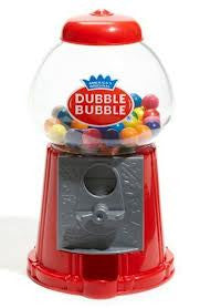 GUMBALL BANK WITH GUMBALLS