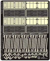 1:350 WWII IJN EMERGENCY RUDDERS & PROPELLER GUARD CAGES