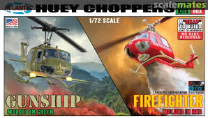 1:72 HUEY CHOPPERS TWO KITS IN ONE BOX