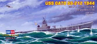 1:700 USS GATO SS-212 1944