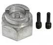 Brake Hub, Alloy Cast/Silver: S25, SAVX
