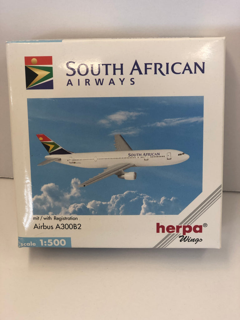 1:500 SOUTH AFRICAN AIRWAYS AIRBUS A300B2
