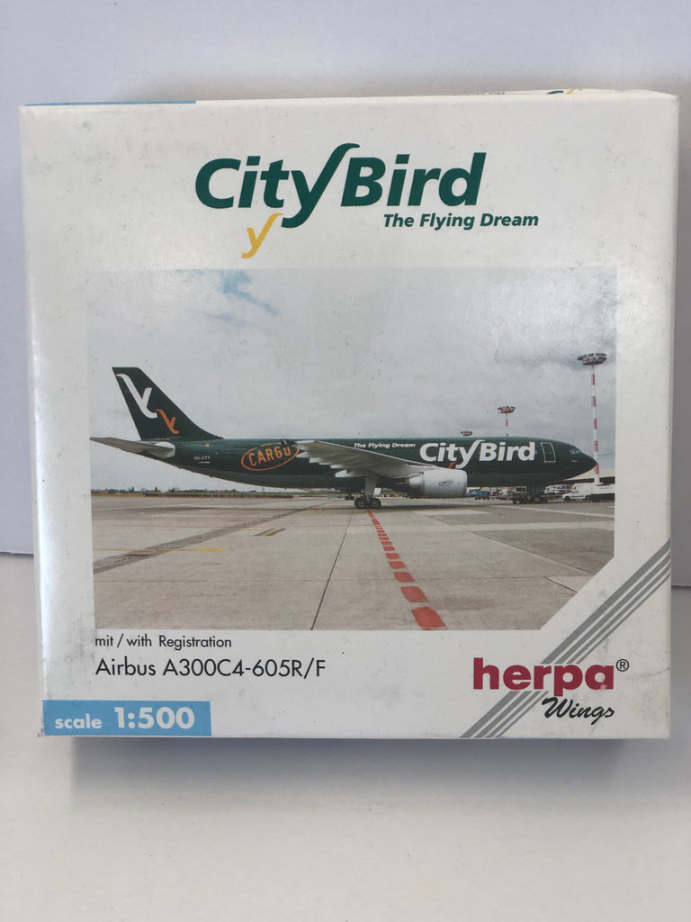1:500 CITY BIRD THE FLYING DREAM AIRBUS A300C4-605R/F