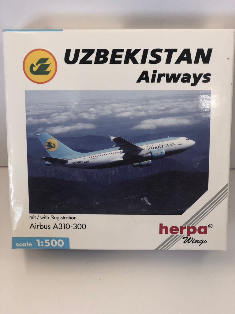 1:500 UZBEKISTAN AIRWAYS AIRBUS A310-300