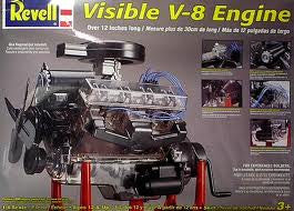 1:4 VISIBLE V-8 ENGINE