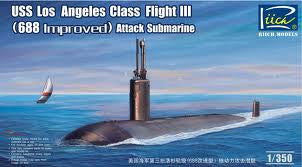 1:350 USS LOS ANGELES CLASS FLIGHT III (688 IMPROVED)