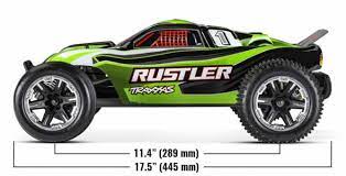 1:10 RUSTLER RTR W/BATTERY & USB-C CHARGER INCLUDED (COLOR MAY VARY)