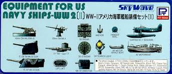 1:700 EQUIPMENT FOR JAPAN NAVY SHIP WW2(II) (OPEN BOX)