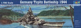 1:700 TIRPITZ GERMAN BATTLESHIP 1944