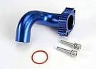 Traxxas Aluminum Header Anodized Blue Nitro Rustler
