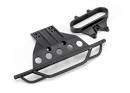 Front Bumper / Bumper Mount, Black: Slash