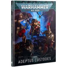 WARHAMMER 40K ADEPTUS CUSTODES CODEX