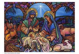 STAINED GLASS NATIVITY (500PC)