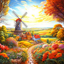 WINDMILL ON THE FARM (500PC)