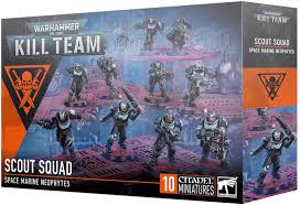 WARHAMMER 40K KILL TEAM: SCOUT SQUAD SPACE MARINE NEOPHYTES