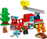 DUPLO - FIRE TRUCK WITH HOSE AND FIREFIGHTER