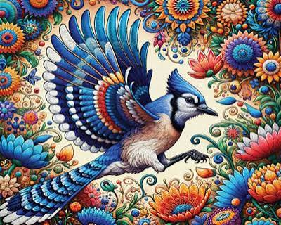 BLUEJAY IN SUMMER (1000PC)