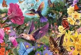 HUMMINGBIRDS AND BUTTERFLIES (200XLPC)