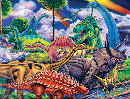 WORLD OF ANIMALS: DINOSAUR FRIENDS (100 PC)