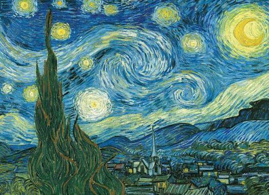 THE STARRY NIGHT BY VAN GOGH  (3D)(300PC)