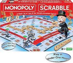 MONOPOLY SCRABBLE (MASH UP OF THE WORLD'S GREATEST GAMES)
