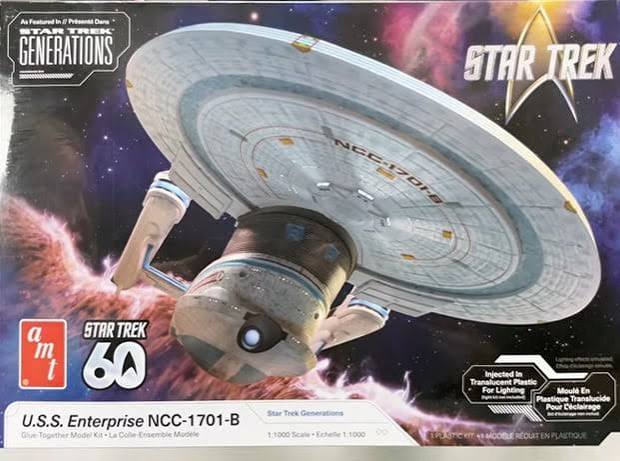 1:1000 STAR TREK:  U.S.S. ENTERPRISE NCC-1701-B