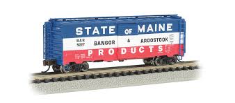 AAR 40' STEEL BOX CAR BANGOR & AROOSTOOK