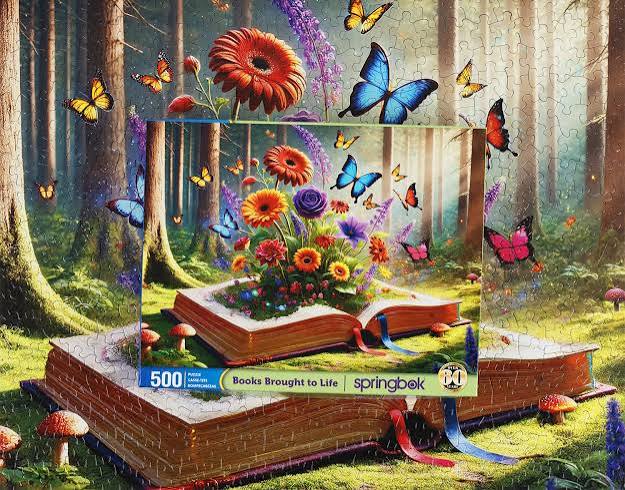 BOOKS BROUGHT TO LIFE (500PC)