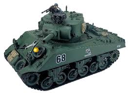 1:18 USA M4A2 R/C SHOOTING BATTLE TANK