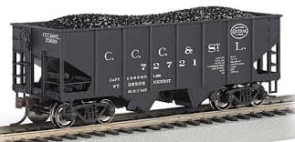 55 TON 2-BAY USRA OUTSIDE-BRACED HOPPER W/REMOVABLE COAL LOAD (NEW YORK CENTRAL)