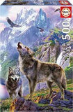 WOLVES IN THE ROCKS (500 PC)