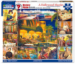 A HOLLYWOOD MURDER MYSTERY PUZZLE (1000PC)