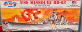 1:665 USS MISSOURI BB-63 "THE MIGHTY MO"