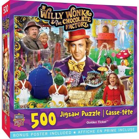 WILLY WONKA & THE CHOCOLATE FACTORY: GOLDEN TICKET (500 PC)