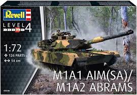 1:72 M1A1 AIM(SA)/M1A2 ABRAMS