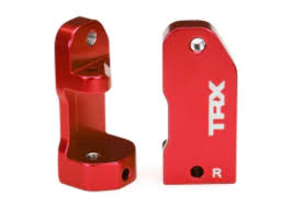 CASTER BLOCKS, 30 DEGREE, RED-ANODIZED (LEFT/RIGHT) SUSPENSION SCREW PIN(2)
