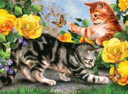 KITTEN PLAY (11IN X 15IN)
